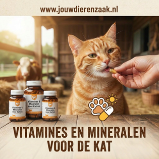 Vitamines en Mineralen voor de kat