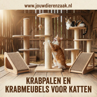 Krabpalen en Krabmeubels voor katten