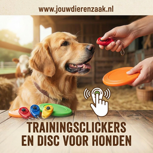 Trainingsclickers en disc voor Honden