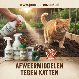 Afweermiddelen tegen katten