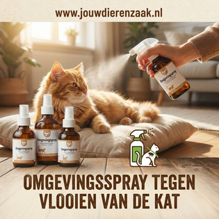 Omgevingspray tegen vlooien van de Kat