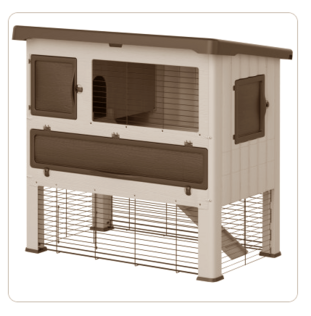 Buitenhokken van Kunststof voor Knaagdier en Konijnen