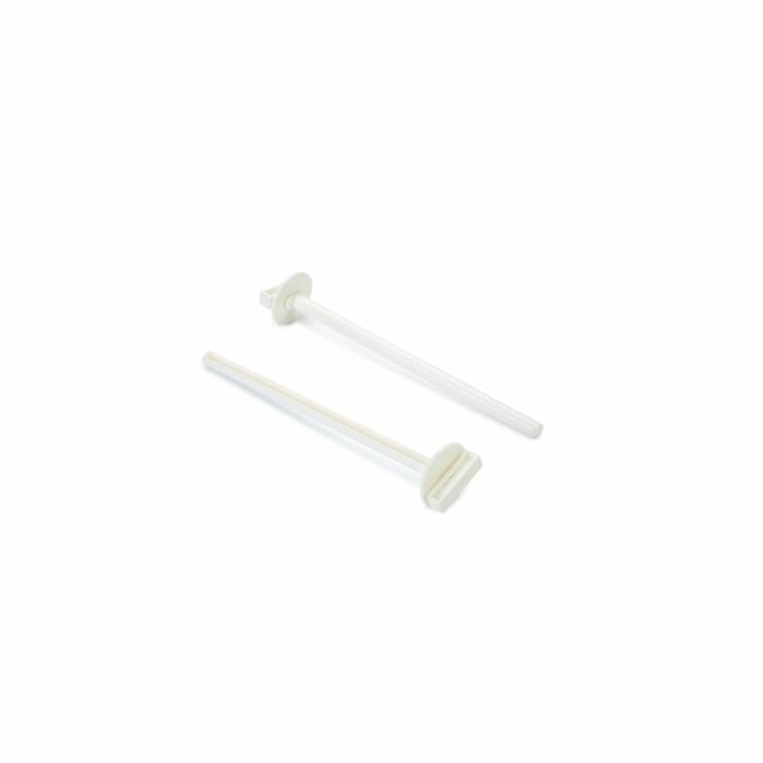 Beeztees Zitstokjes + Houder Wit 22cm 2x