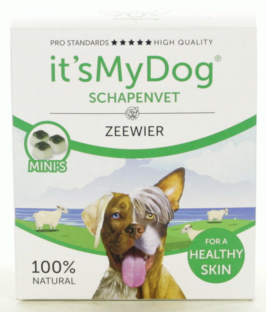 it&#039;s My Dog Schapenvet Mini Zeewier 80 pcs.