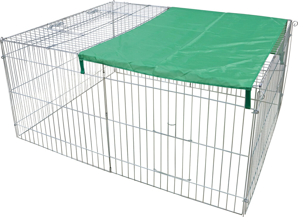 Boon draadren met zonnedoek verzinkt, 144x116x65 cm