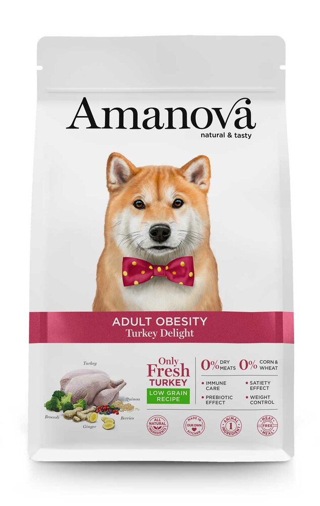 Amanova Adult Obesity Turkey Delight 10 kg Graanvrij