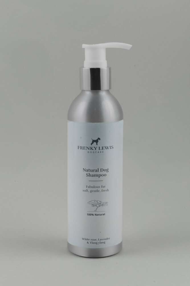 Frenky Lewis Natuurlijke Dog Shampoo 200ml Witte roos, Lavendel, Ylang Ylang 200ml 