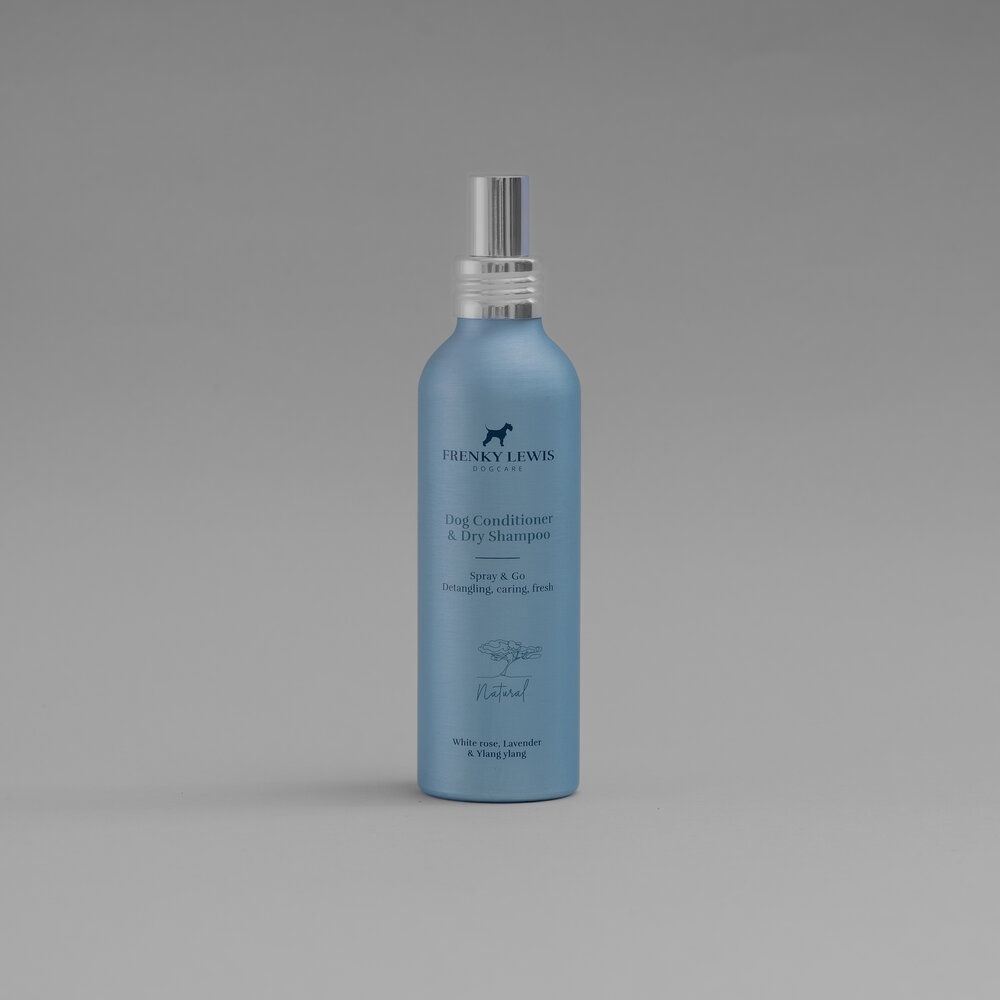 Frenky Lewis Natuurlijke droogshampoo &amp; conditioner spray 150ml Witte roos, Lavendel, Ylang Ylang 