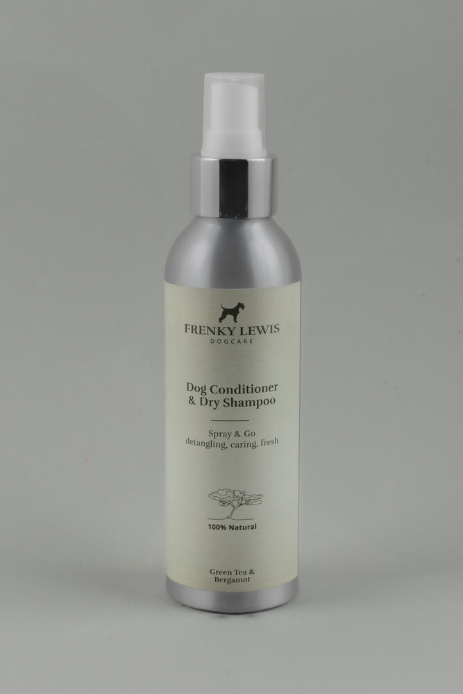 Frenky Lewis Natuurlijke droogshampoo &amp; conditioner spray 150ml Groene Thee &amp; Bergamot 150ml 