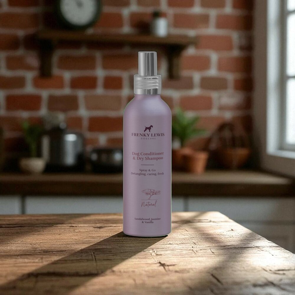 Frenky LewisNatuurlijke droogshampoo &amp; conditioner spray 150ml Sandalwood, Jasmijn en Vanille