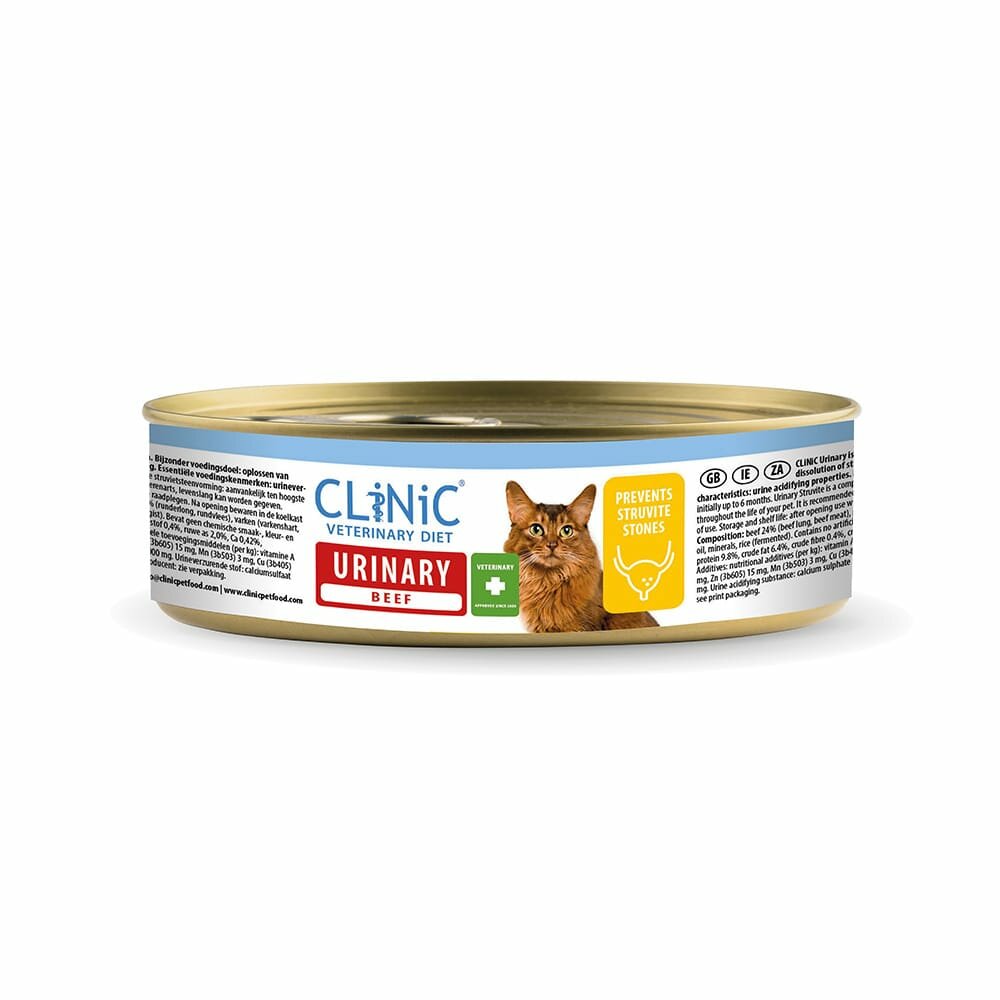 Clinic Vd kat urinary beef/ rund 100 gram 