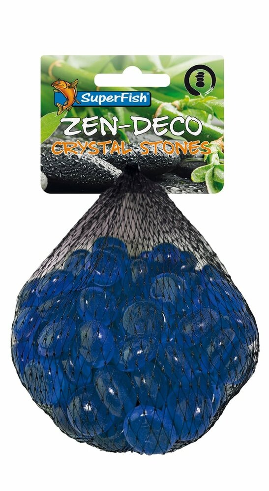 Superfish Zen-deco Crystal stenen Blauw