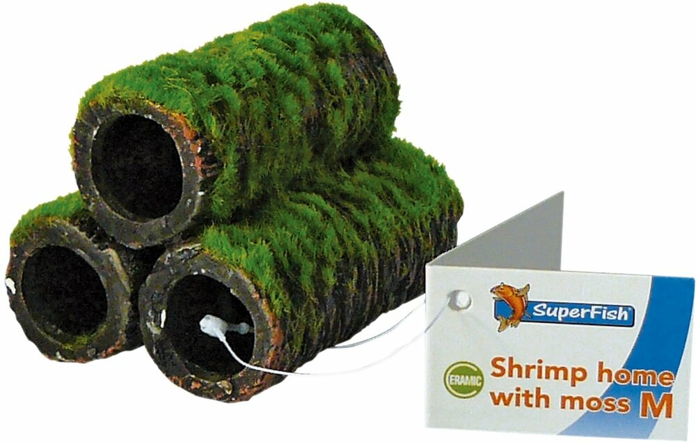 SuperFish Schrimp Home met Mos M