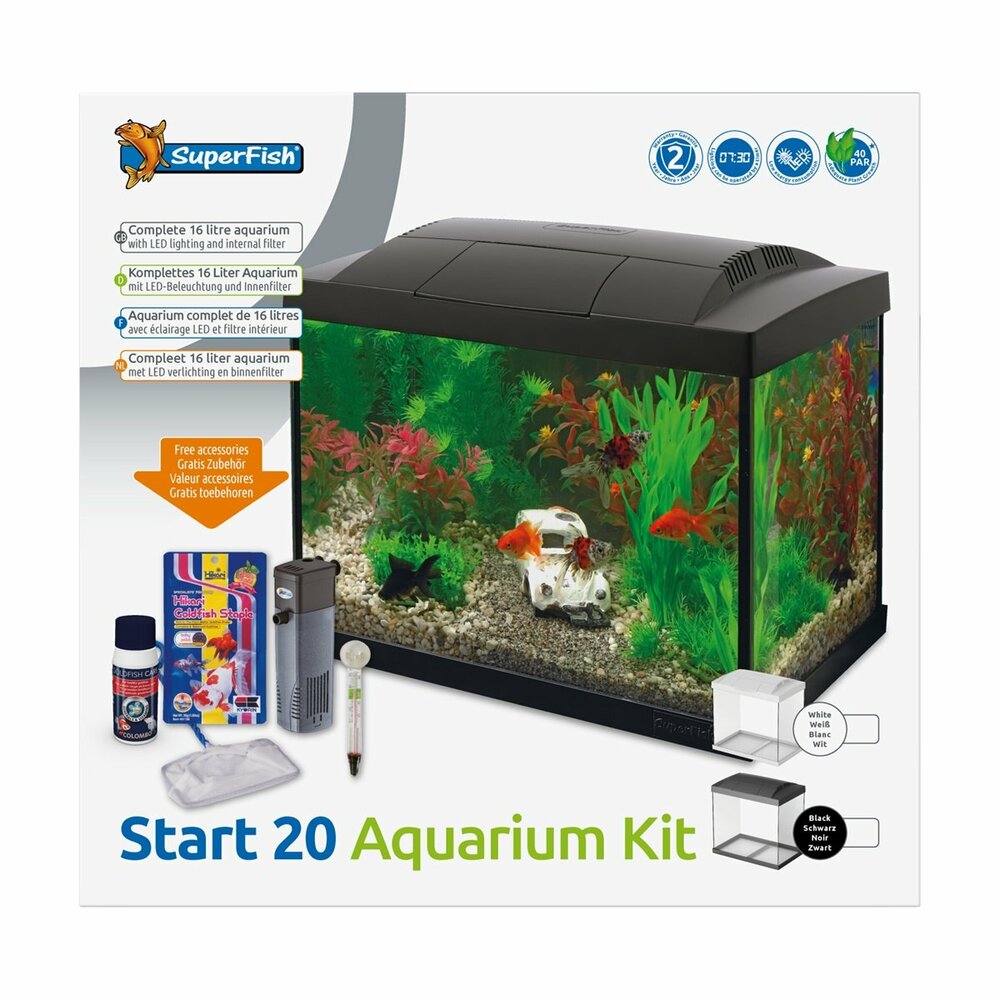 SuperFish Start 20 Aquarium Kit Wit