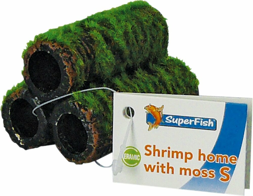 SuperFish Shrimp Home met mos S
