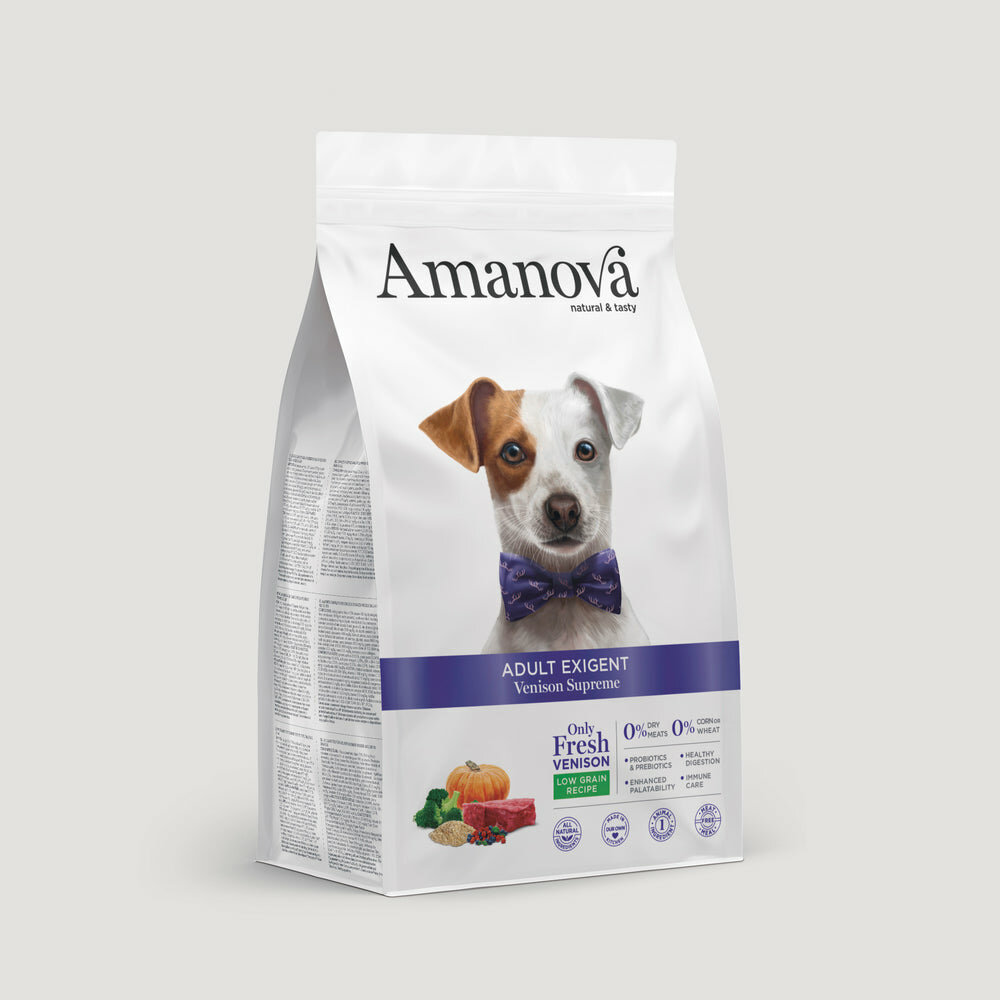 Amanova Hondenvoer Adult exigent Venison Supreme 2 kg 
