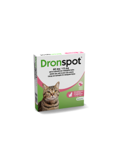 Dronspot Spot-On Kat 2,5&ndash;5 kg 2 Pipetten &ndash; Anti-Wormenmiddel voor Katten