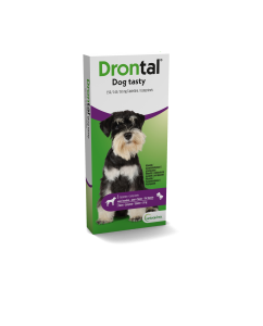 Drontal Dog Tasty Bone Vanaf 10 kg 6 Tabletten &ndash; Breedspectrum Ontwormingsmiddel voor Honden