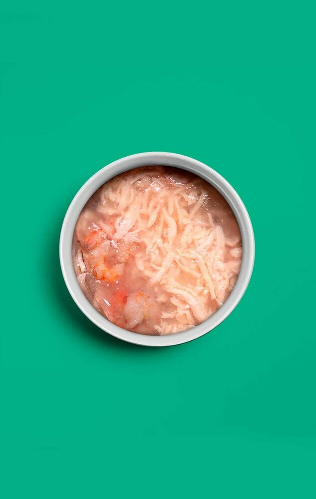 Amanova 06 Chicken &amp; Shrimps 70g jelly Blikvoer voor de Kat