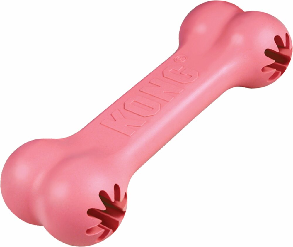 KONG Puppy Goodie Bone Blauw of Roze | Vulbaar puppy kauwspeelgoed