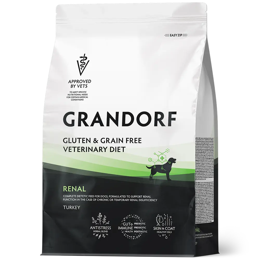 Grandorf GV-Dog Renal 3 kg | Nierdieet voor honden