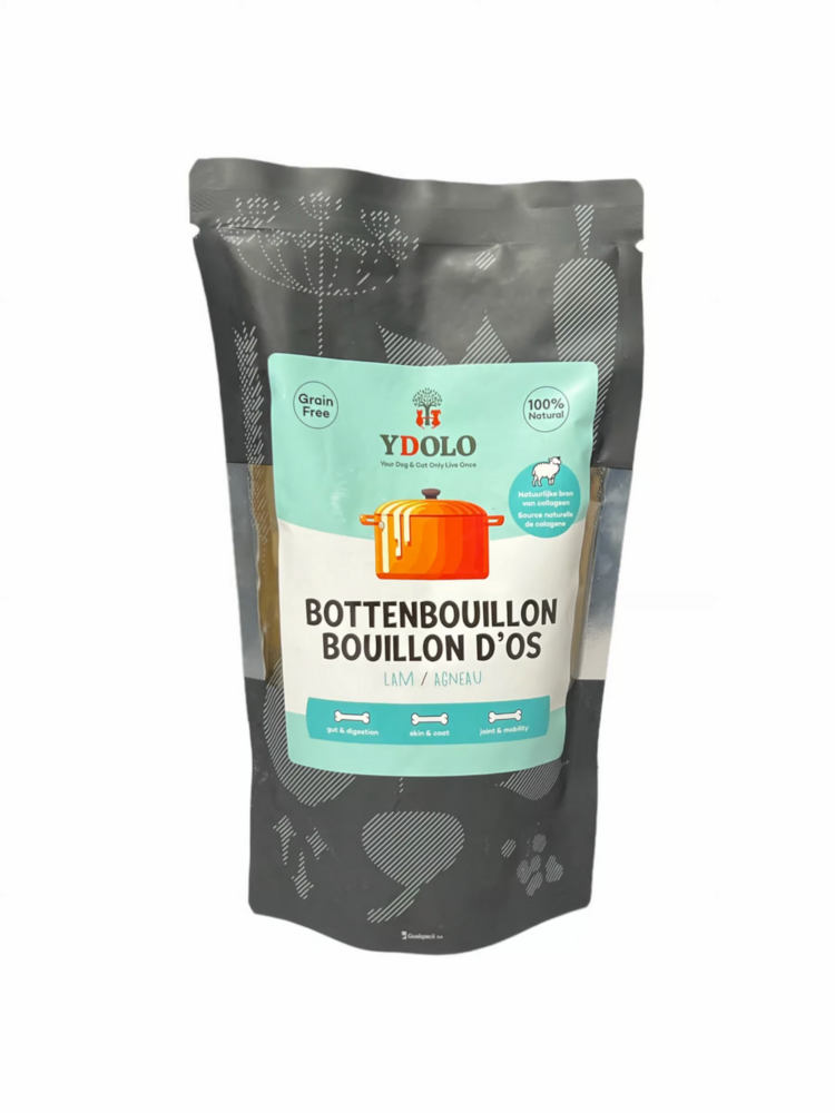 YDOLO Bottenbouillon Lam 230ml | Hondenbouillon