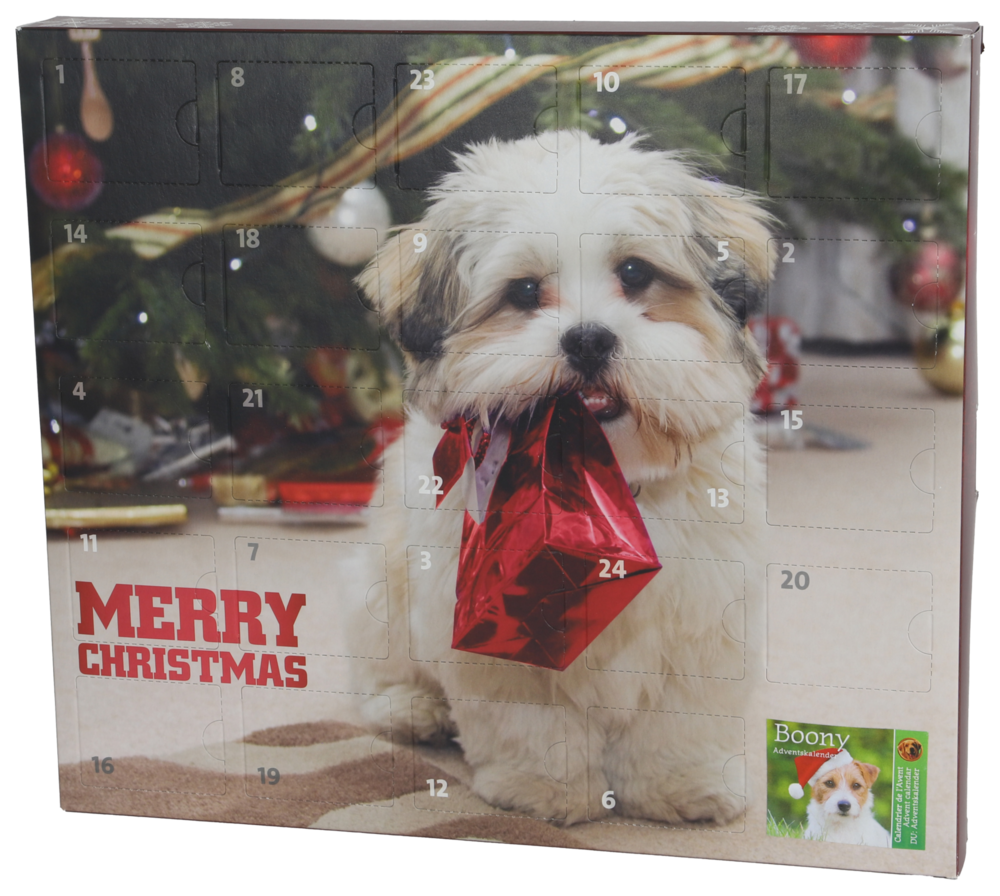 Boony Adventskalender Hond 192 g | 24 hondensnacks