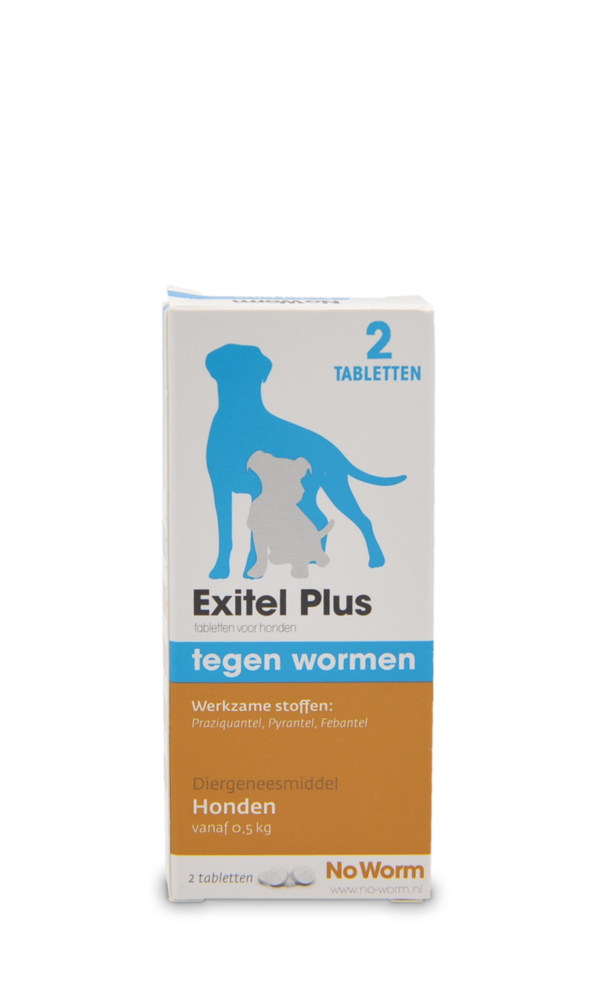 No Worm Exitel Plus 2 tabletten