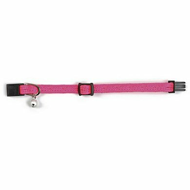 Beeztees kittenhalsbandje fluoriserend roze