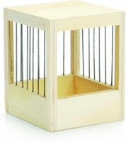kanarie broedkastje Tralie hout 