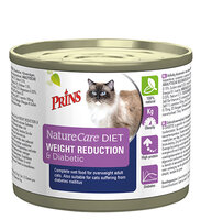 Prins Naturecare Diet Cat Weight Reduction &amp; Diabetic - 200 g