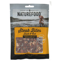 Rosewood Naturefood steak bites eend 100gr
