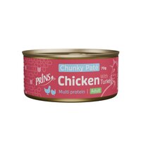 Prins blik kattenvoer Chicken&amp;Turkey Chunky Pat&eacute; 70 gr. / cat wet food