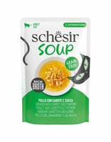 Schesir Soup - Kattenvoer - Kip Wortel Pompoen 40 g Soup