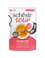 Schesir Soup - Kattenvoer - Zalm Wortel 40 g Soup