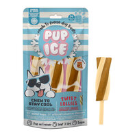 pup ice twist lollies hondenijsjes 3st pindakaas smaak