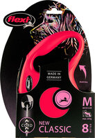 Flexi Rollijn Classic Cord M 8 Meter Rood