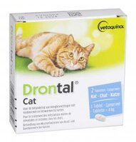Drontal Cat Ellips 2 Tabletten &ndash; Ontwormingsmiddel voor Katten (1 tablet per 4 kg)