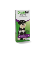 Drontal Dog Tasty Bone Vanaf 10 kg 6 Tabletten &ndash; Breedspectrum Ontwormingsmiddel voor Honden