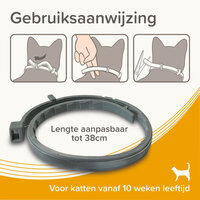 Beaphar Medicinale Halsband Kat | Tot 8 maanden bescherming tegen teken