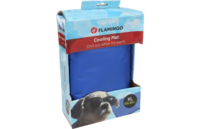 Flamingo Koelmat Frosty Rechthoekig Blauw XL 100x60 cm | Grote koelmat voor hond