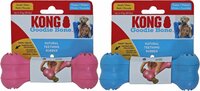 KONG Puppy Goodie Bone Blauw of Roze | Vulbaar puppy kauwspeelgoed