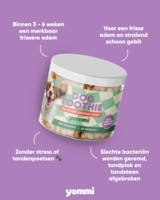 Yommi Dog Toothie | Kauwsnoepjes tegen Tandsteen &amp; Adem