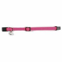 Beeztees kittenhalsbandje fluoriserend roze
