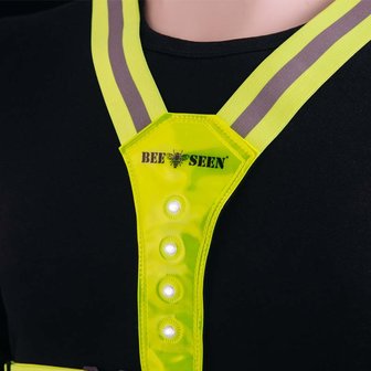 Bee Seen Led Harness USB Green