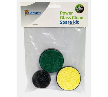 SuperFish Power Glass Clean Spare Kit