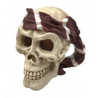 SuperFish Skull Red Pirate (15x13x14cm)
