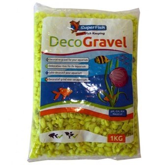 SuperFish Deco Grind Neon Geel 1 KG