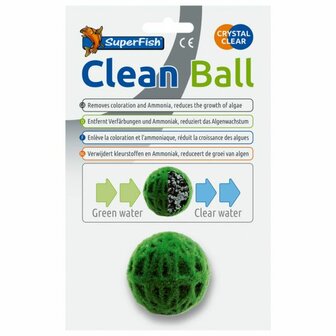 SuperFish Clean Ball 12 cm Groen