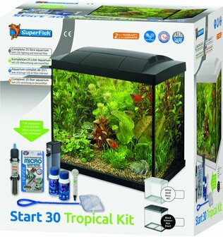 SuperFish Start 30 Tropical Kit Zwart